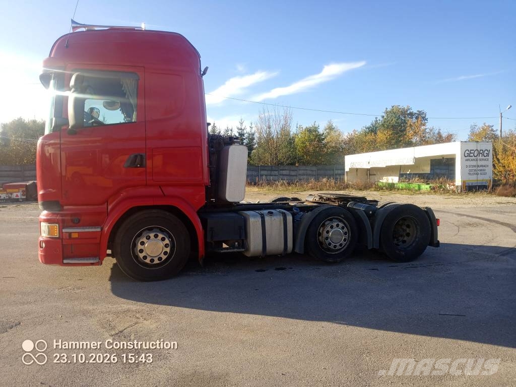 Scania R 490 6x2 pusher 657000km 中古トラクターヘッド | トレーラーヘッド