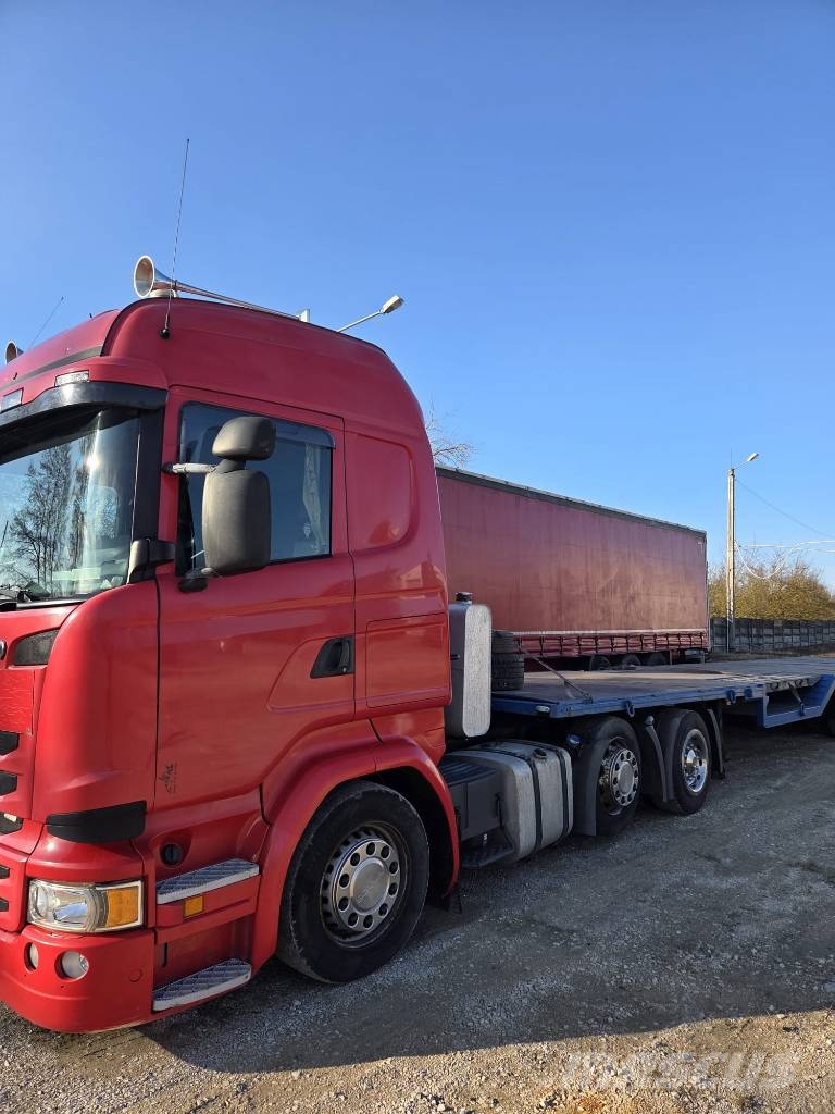 Scania R 490 6x2 pusher 657000km mega low deck Tractores (camiões)