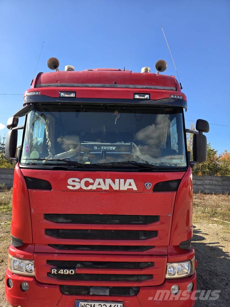 Scania R 490 6x2 pusher 657000km Tahače