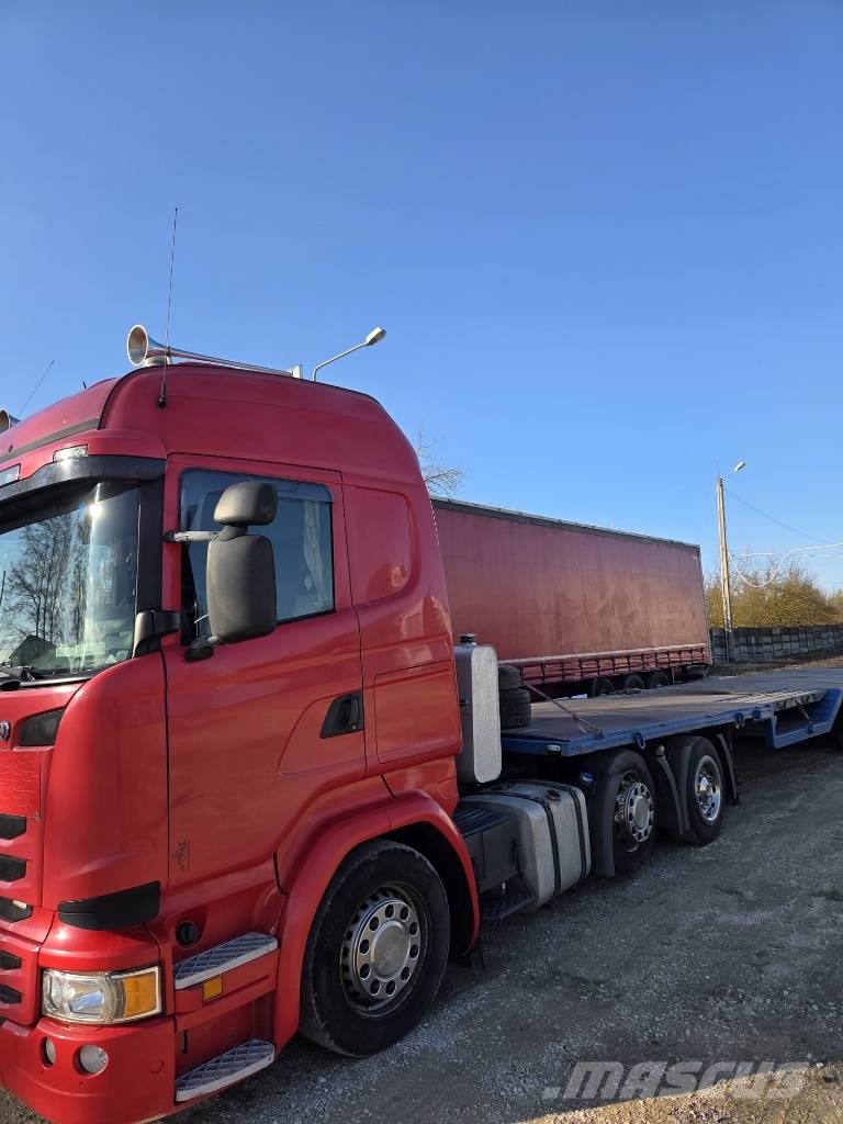Scania R 490 6x2 pusher 657000km mega low deck Tractores (camiões)