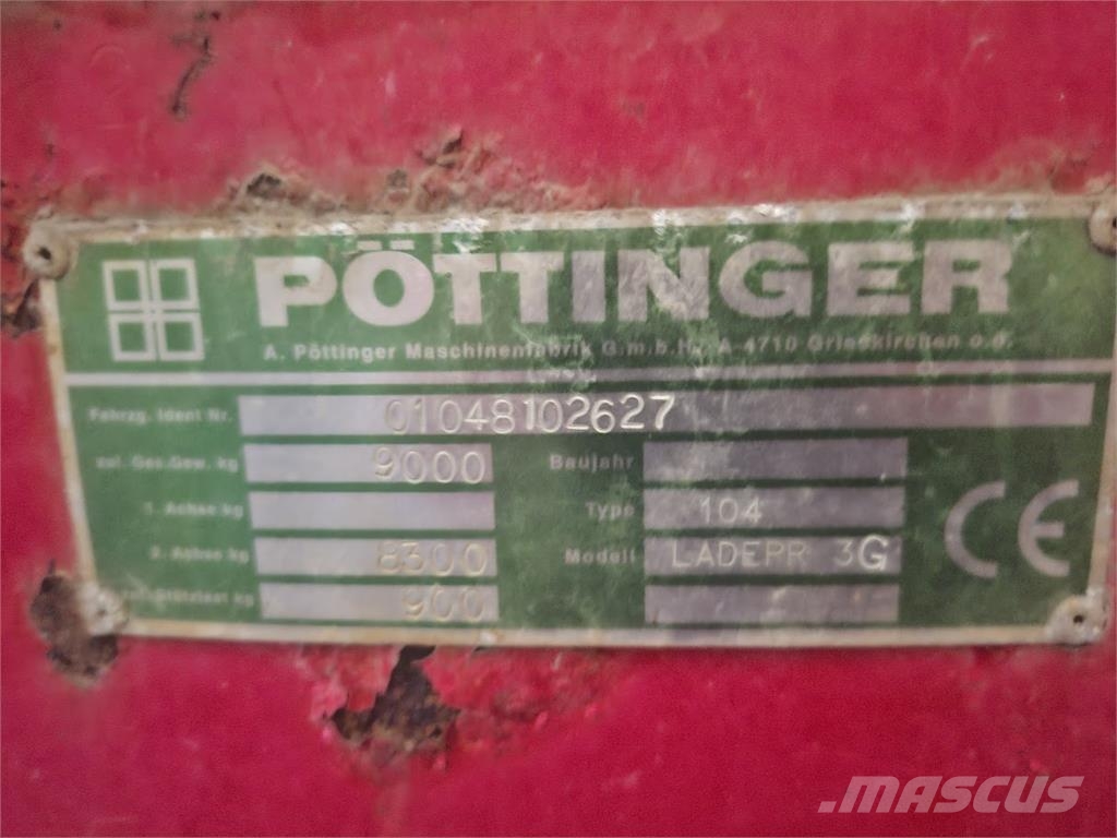 Pöttinger Ladeprofi 3 مقطورات ذاتية التحميل