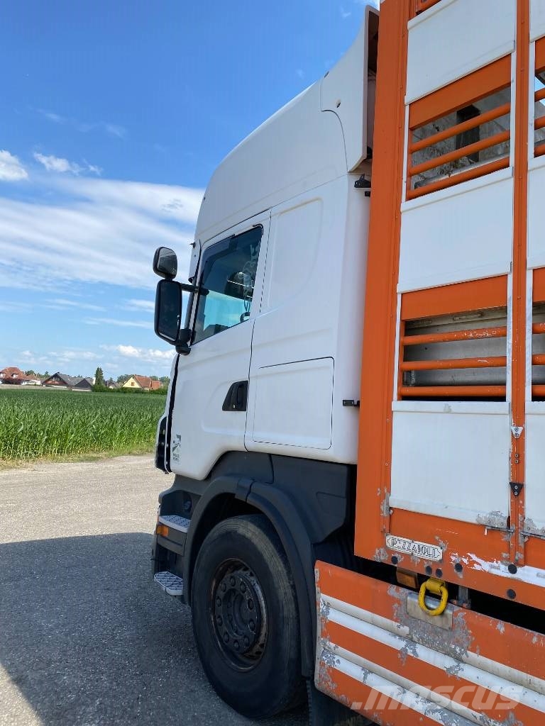 Scania R480LB 6x2MNA / PEZZAIOLI endommagé Tiertransporter