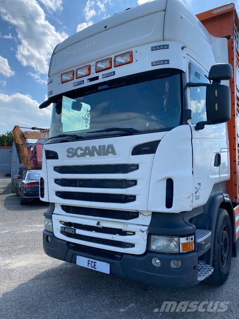 Scania R480LB 6x2MNA / PEZZAIOLI endommagé Tiertransporter