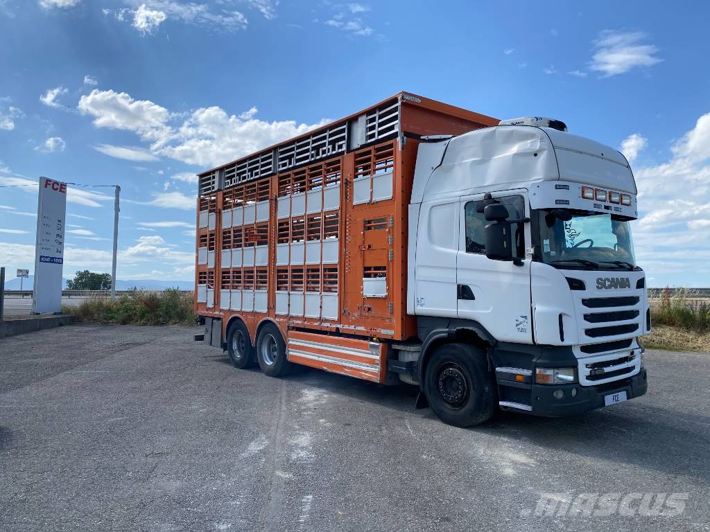 Scania R480LB 6x2MNA / PEZZAIOLI endommagé Tiertransporter