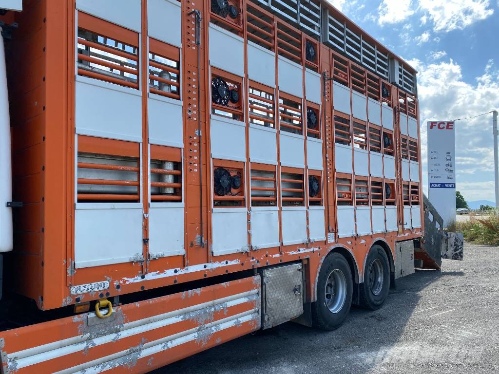 Scania R480LB 6x2MNA / PEZZAIOLI endommagé Tiertransporter