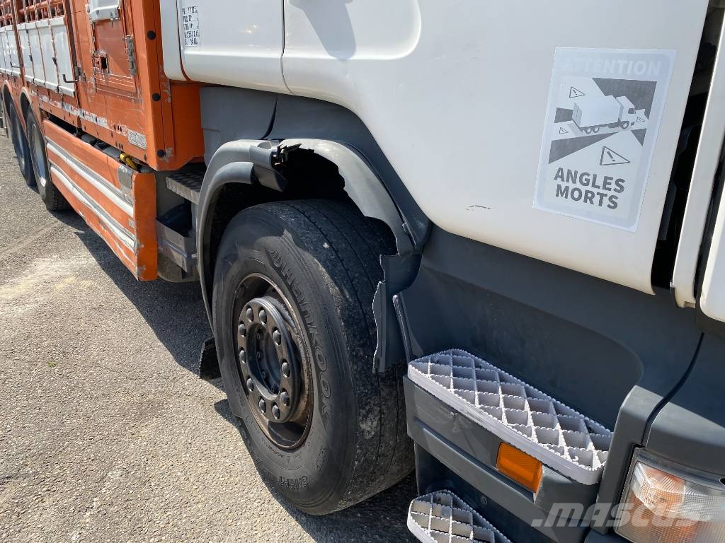 Scania R480LB 6x2MNA / PEZZAIOLI endommagé Tiertransporter