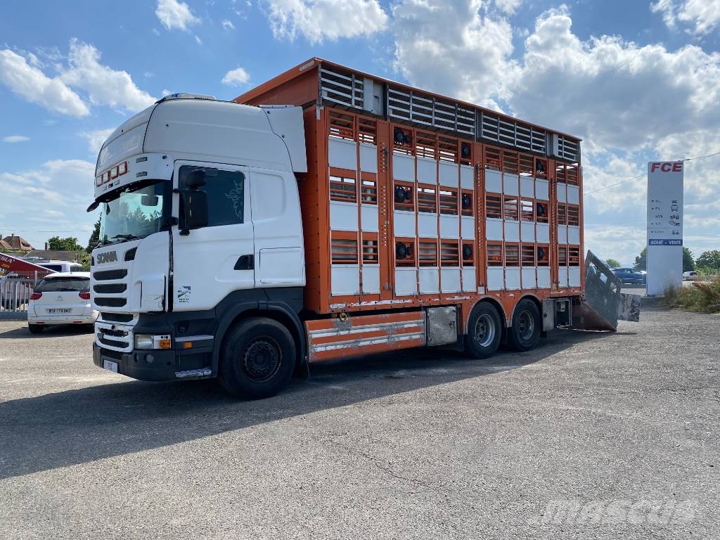 Scania R480LB 6x2MNA / PEZZAIOLI endommagé Tiertransporter
