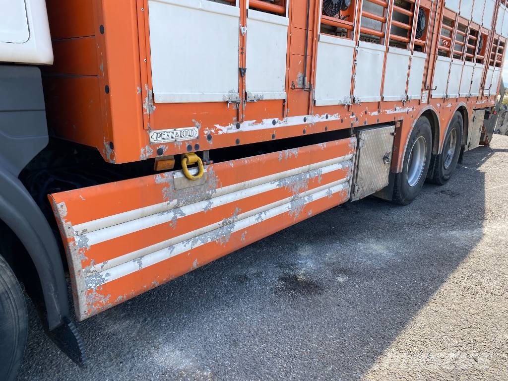 Scania R480LB 6x2MNA / PEZZAIOLI endommagé Tiertransporter