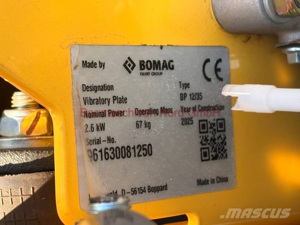 Bomag BP 12/35 DEMO Vibrationsgeräte