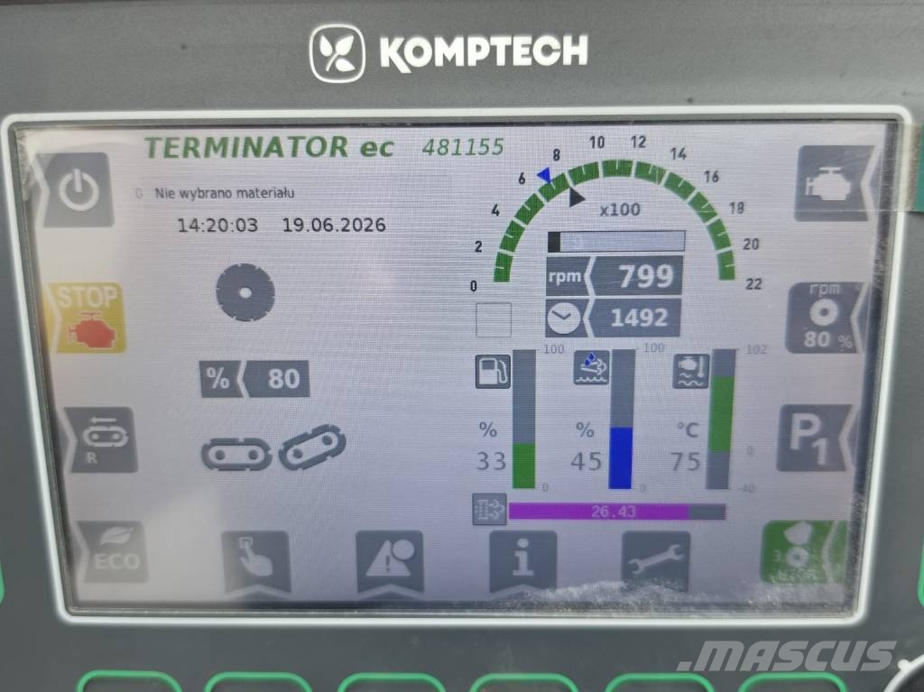 Komptech Terminator 5000 S Shredders