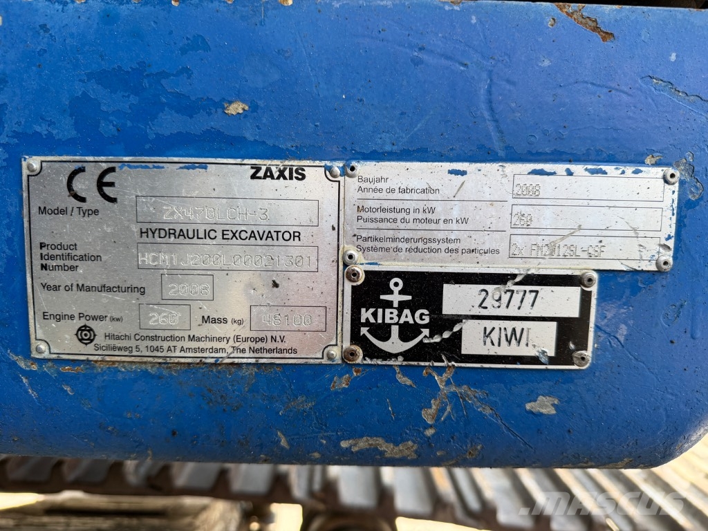 Hitachi ZX 470 LC H-3 Escavadeiras de esteiras
