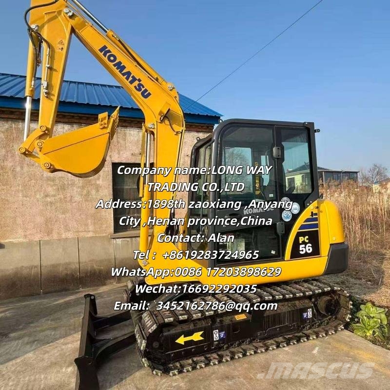 Komatsu PC 56 소형 굴삭기 7톤 미만