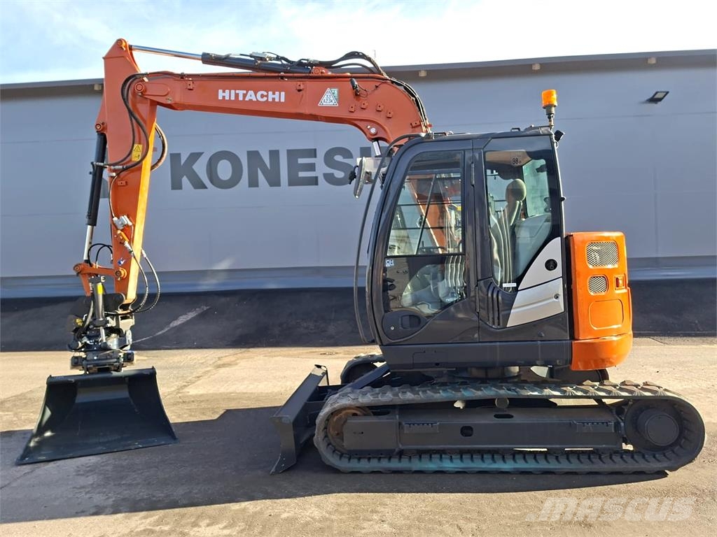 Hitachi ZX85US-6 -UUSI PYÖRITTÄJÄ- Midikaivukoneet 7t - 12t