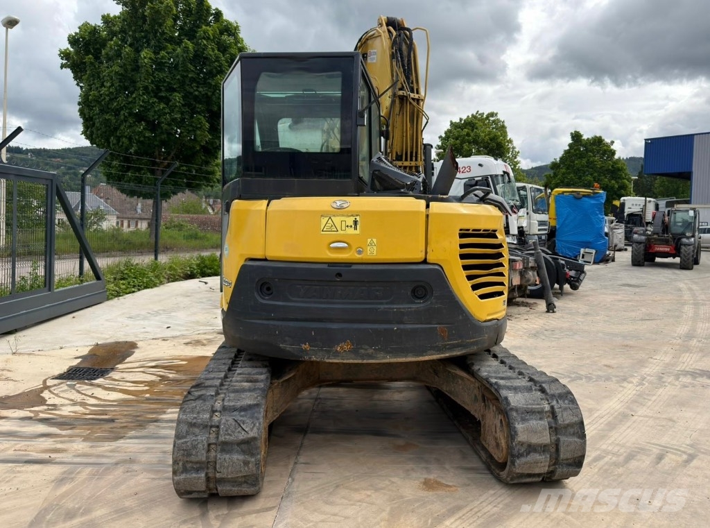 Yanmar Vio 80-1 *ACCIDENTE*DAMAGED*UNFALL* حفارات وسط 7 طن - 12 طن