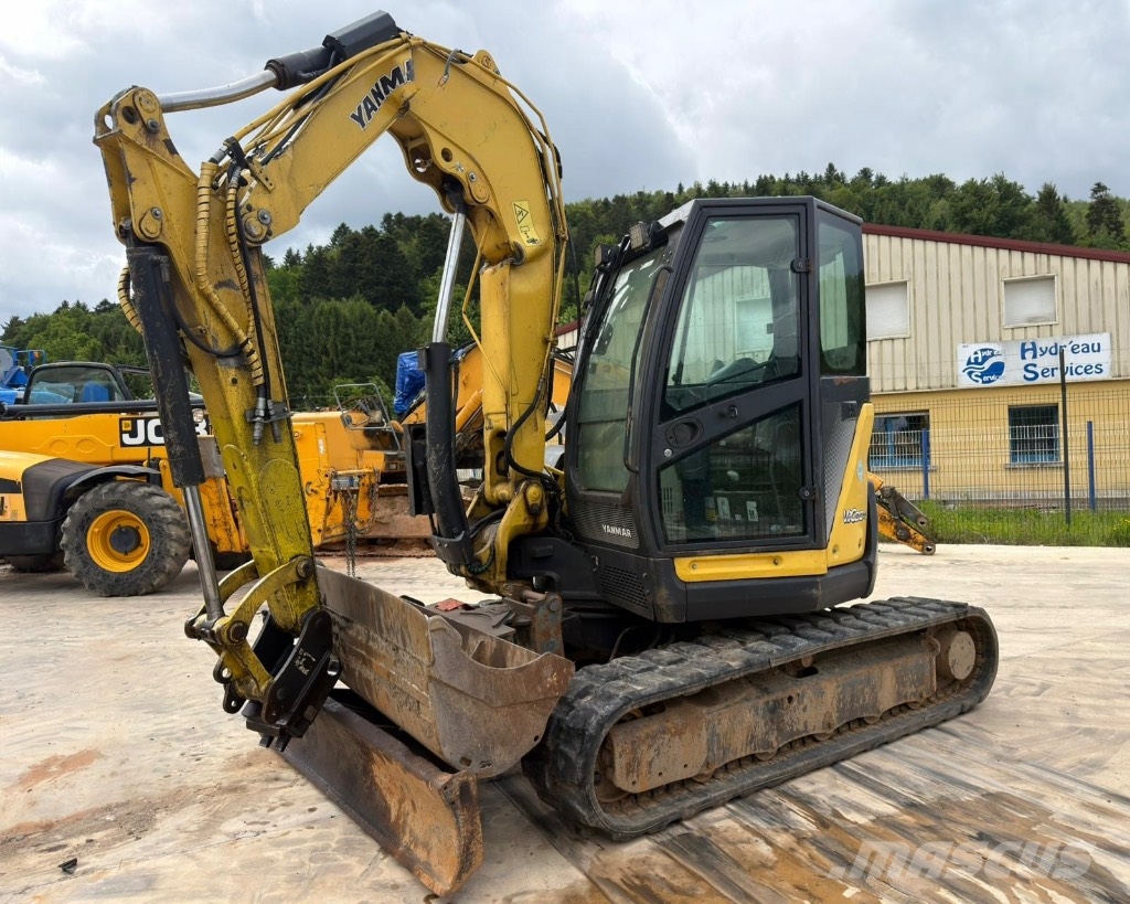 Yanmar Vio 80-1 *ACCIDENTE*DAMAGED*UNFALL* حفارات وسط 7 طن - 12 طن