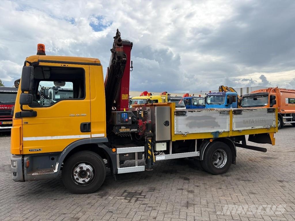 MAN TGL 12,280 + HMF 1120 K-4 + REMOTE + EURO 6 + 4089 Kranen voor alle terreinen