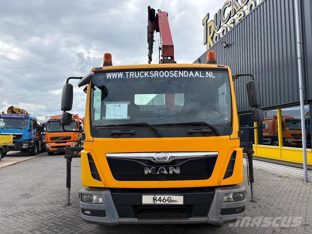 MAN TGL 12,280 + HMF 1120 K-4 + REMOTE + EURO 6 + 4089 Kranen voor alle terreinen