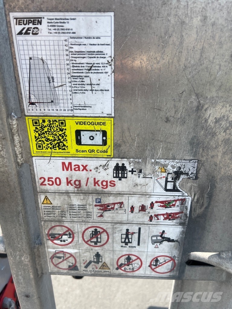 Teupen Leo 35T Telescoophoogwerkers