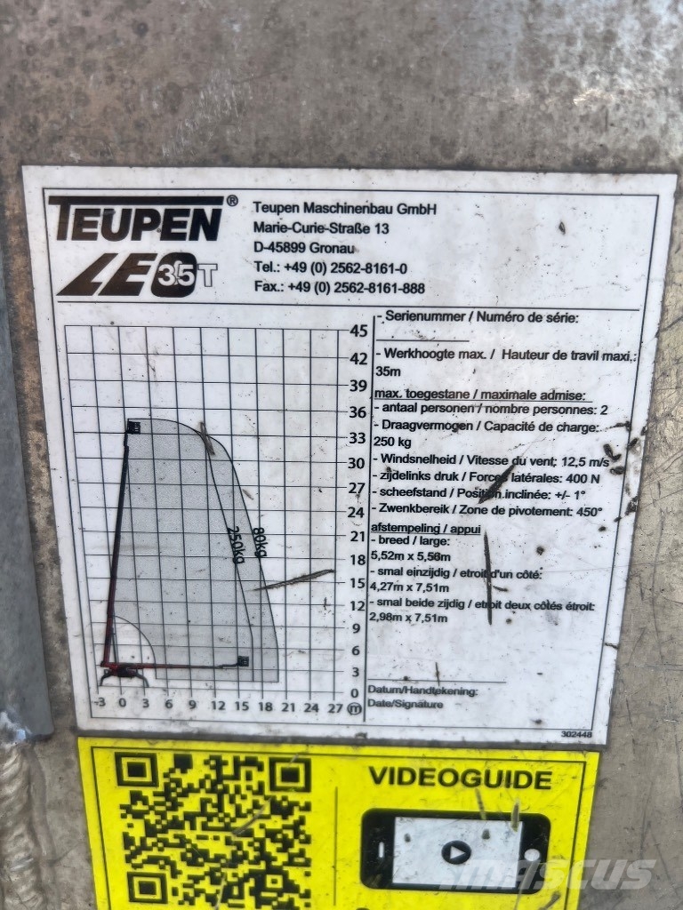 Teupen Leo 35T Telescoophoogwerkers