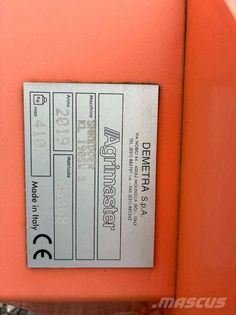 Agrimaster KL 190 Karjamaade niidukid / pealselõikurid