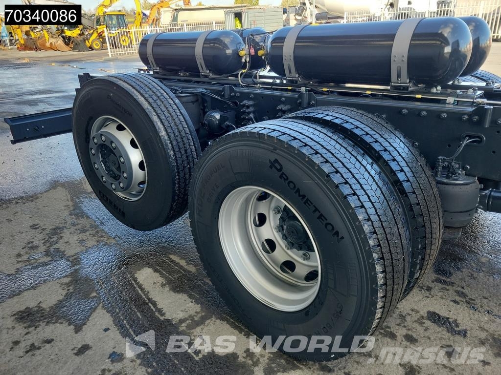 Iveco S-Way 340 6X2 NEW! CNG 420cm Lift+steering axle Ge Šasija ar kabīni