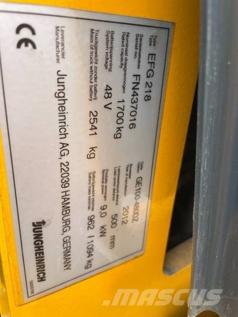 Jungheinrich EFG 218 Sähkötrukit