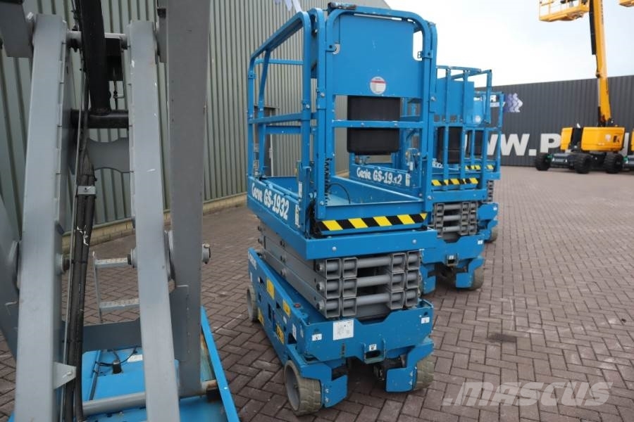 Genie GS1932 E-Drive Several In Stock, 8m Working Height Scheren-Arbeitsbühnen