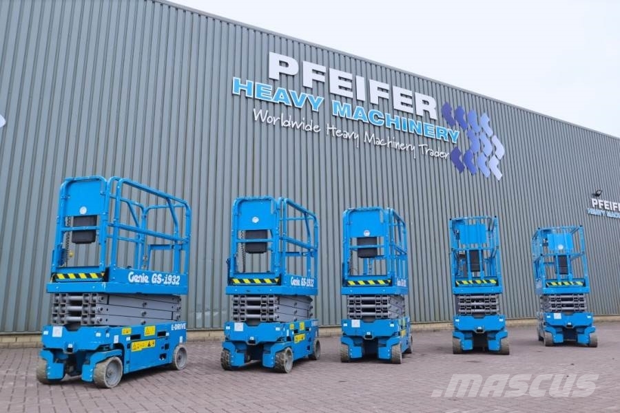 Genie GS1932 E-Drive Several In Stock, 8m Working Height Scheren-Arbeitsbühnen
