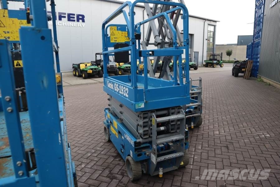 Genie GS1932 E-Drive Several In Stock, 8m Working Height Scheren-Arbeitsbühnen