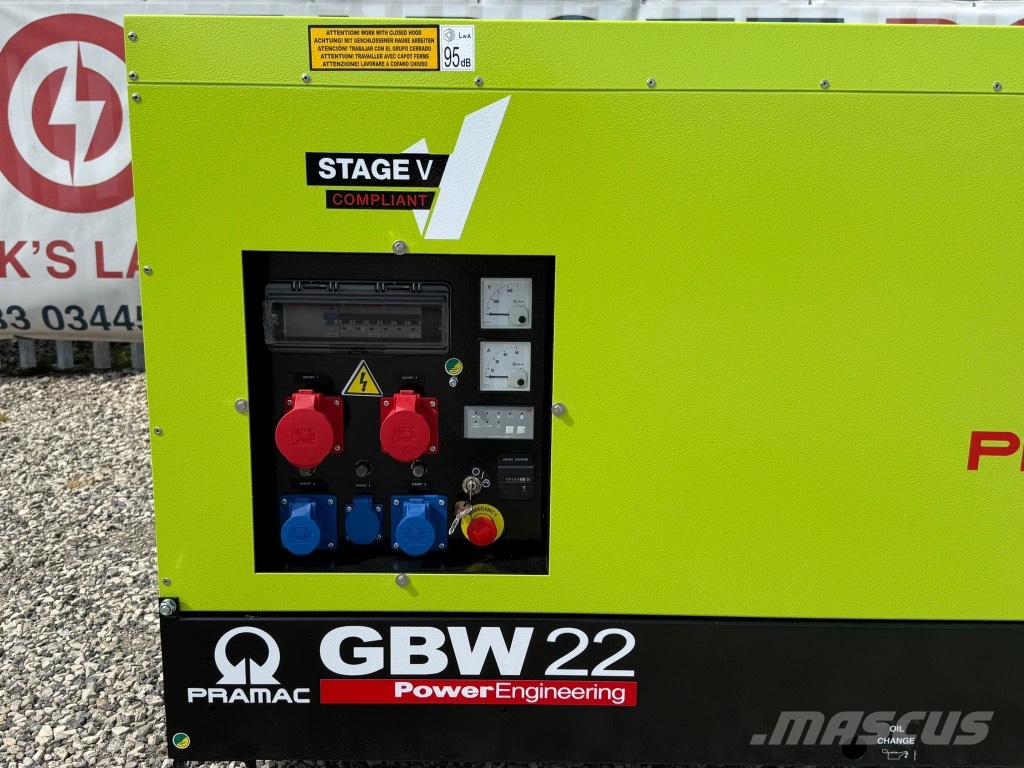 Pramac GBW22P 20kVA Perkins Generator Generadores diésel