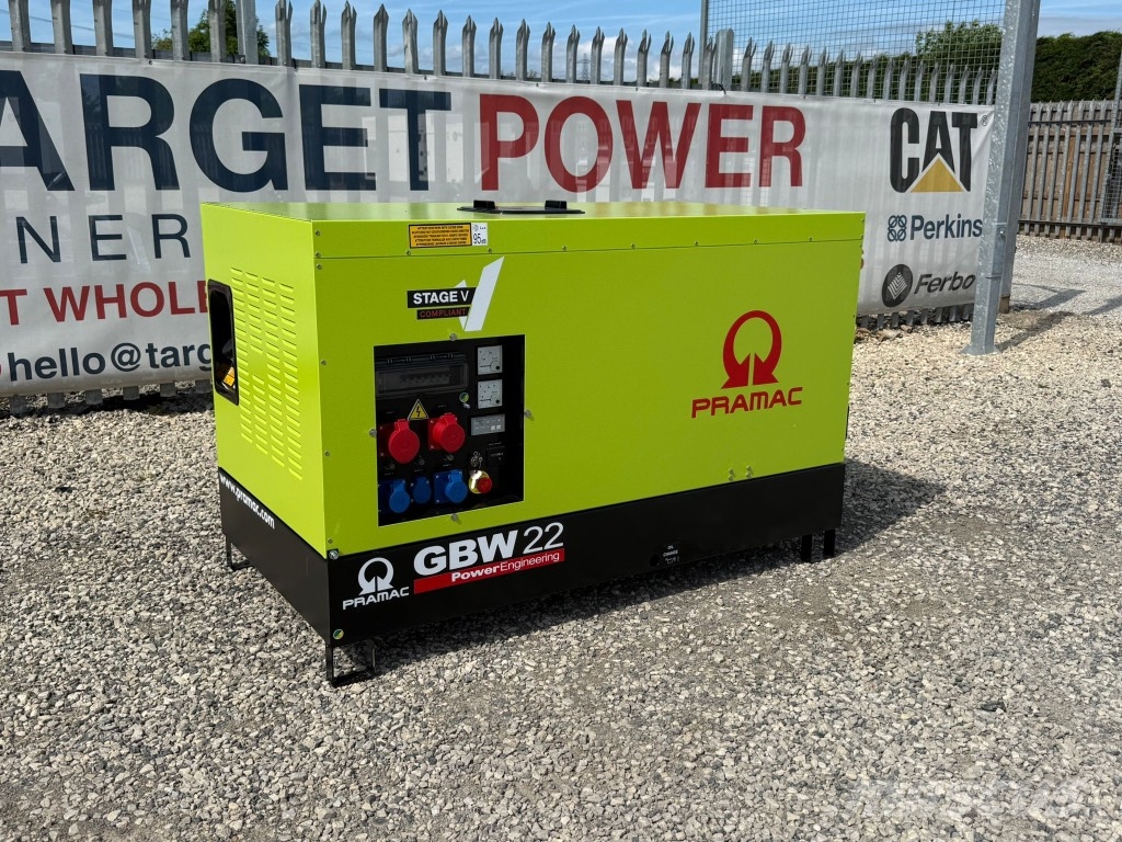 Pramac GBW22P 20kVA Perkins Generator Generadores diésel