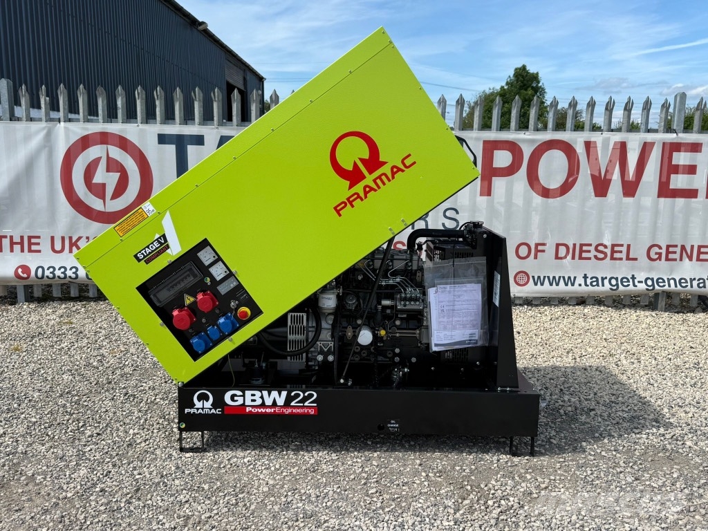 Pramac GBW22P 20kVA Perkins Generator Generadores diésel