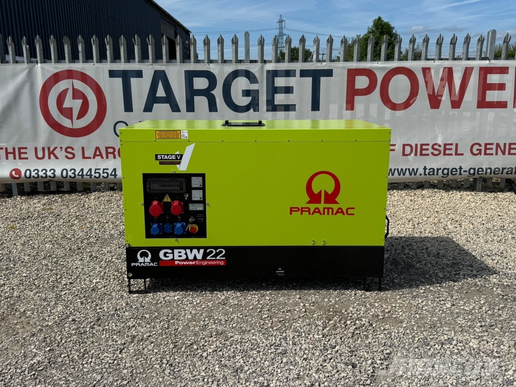 Pramac GBW22P 20kVA Perkins Generator Generadores diésel