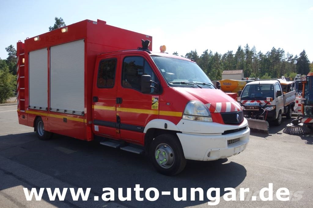 Renault Mascott 160 DXi Doka Feuerwehr LBW AHK Dekontamina Camiones de bomberos