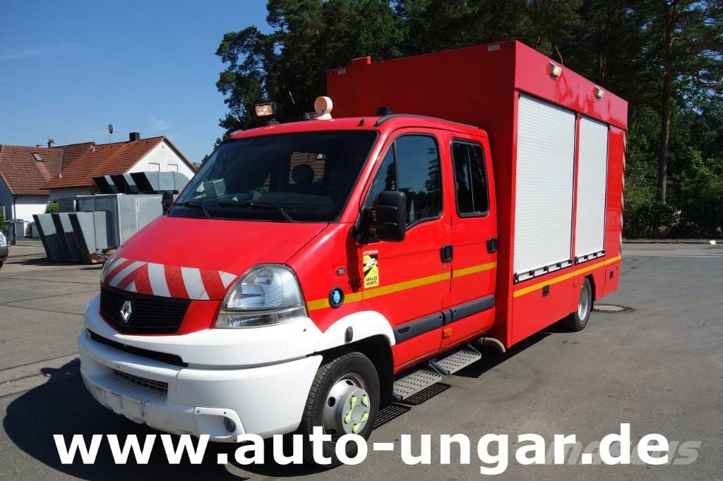 Renault Mascott 160 DXi Doka Feuerwehr LBW AHK Dekontamina Camiones de bomberos