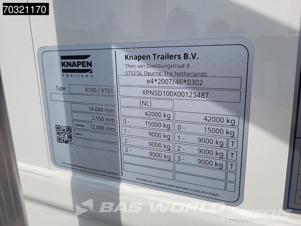 Knapen K100 NEW! Y-SPEC 92M3 10mm Liftachse Walking floor semitrailers