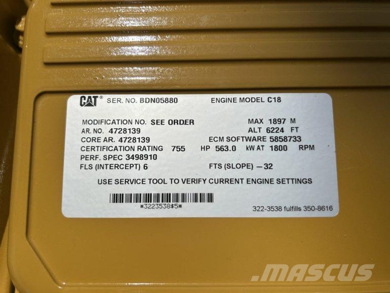 CAT C18 Двигатели