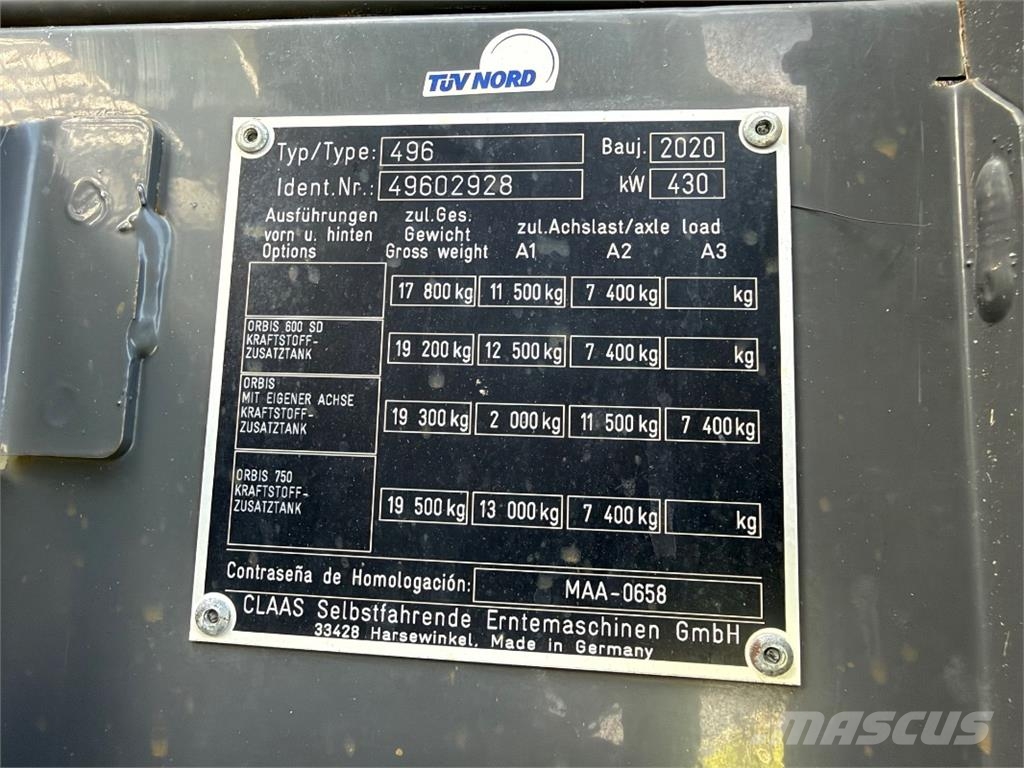 CLAAS Jaguar 870 Allrad Sonstige Landmaschinen