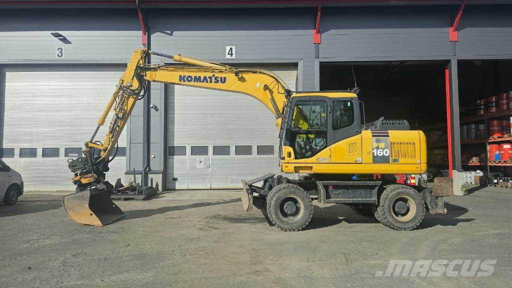 Komatsu PW 160-7 حفارات بعجل