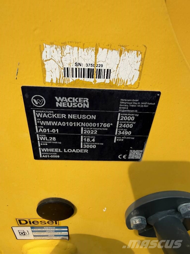 Wacker Neuson WL 28 Hjullastere