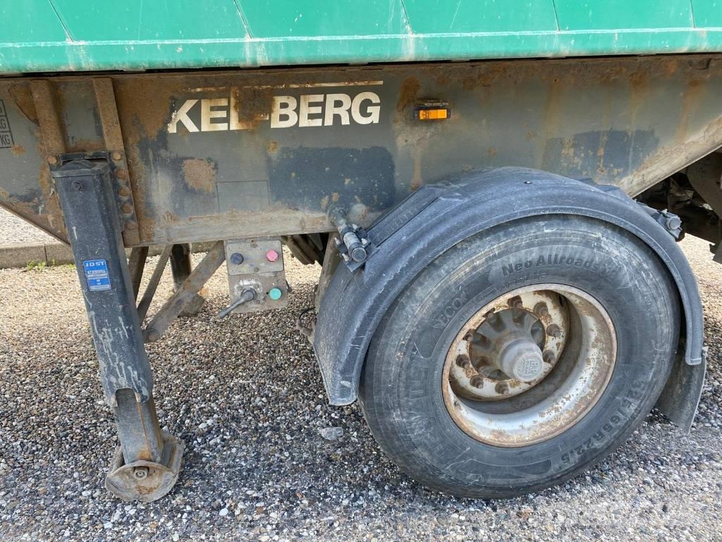 Kel-Berg 2 akslet grus tiptrailer Semi-trailer med tip