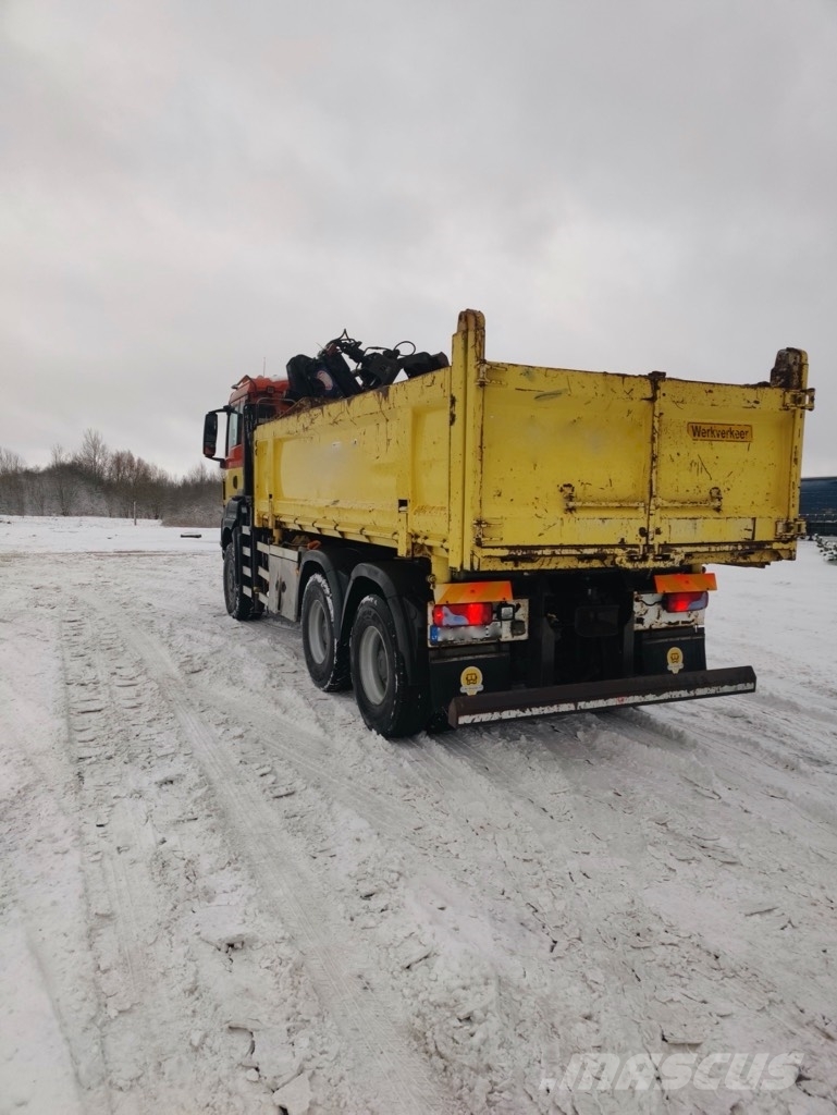 MAN TGS 26.440 6x6 crane شاحنات قلابة