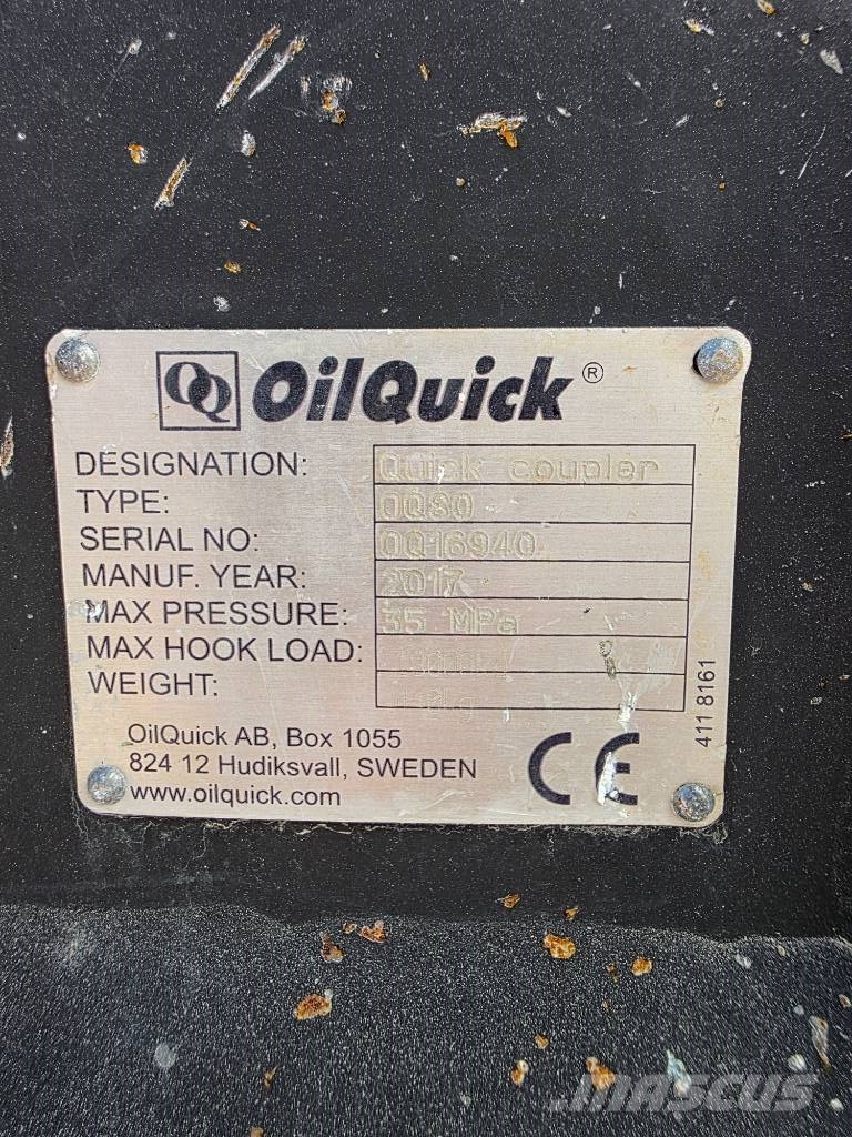 OilQuick OQ80 موصلات سريعة