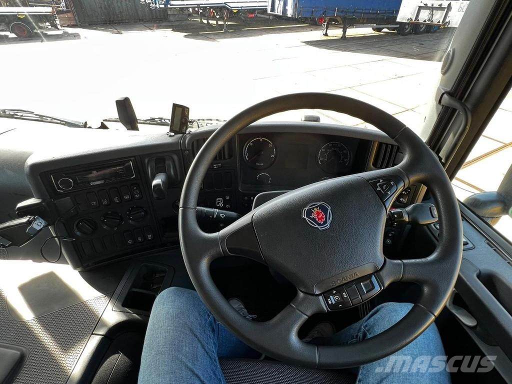 Scania P410 6X2 EURO 6 + HUNWICK 3 AXLE HANGER Autonkuljetusautot