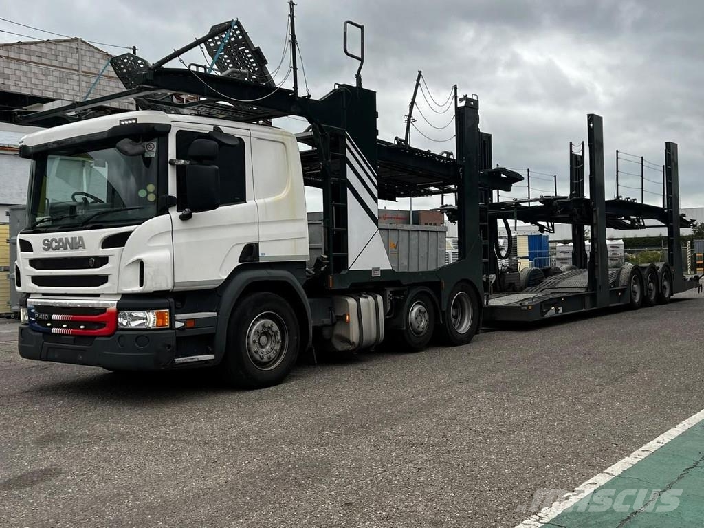Scania P410 6X2 EURO 6 + HUNWICK 3 AXLE HANGER Evakuatori