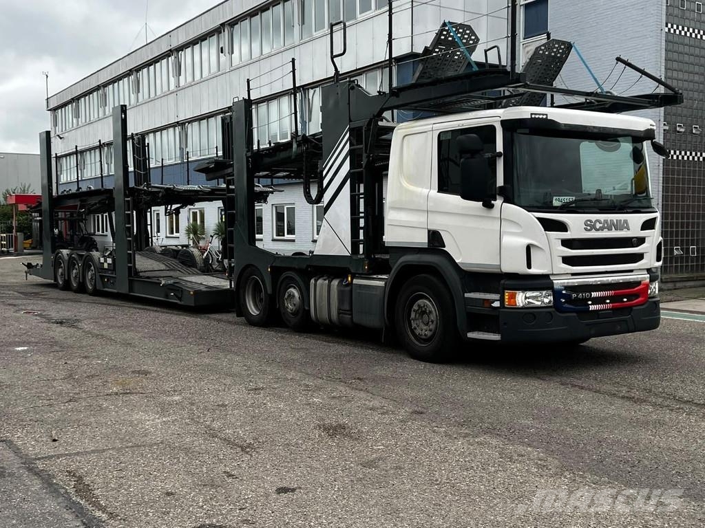 Scania P410 6X2 EURO 6 + HUNWICK 3 AXLE HANGER Evakuatori