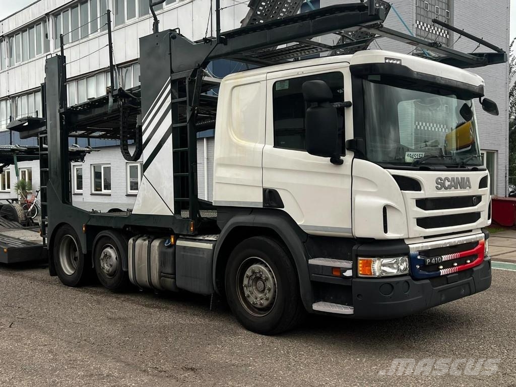Scania P410 6X2 EURO 6 + HUNWICK 3 AXLE HANGER Evakuatori