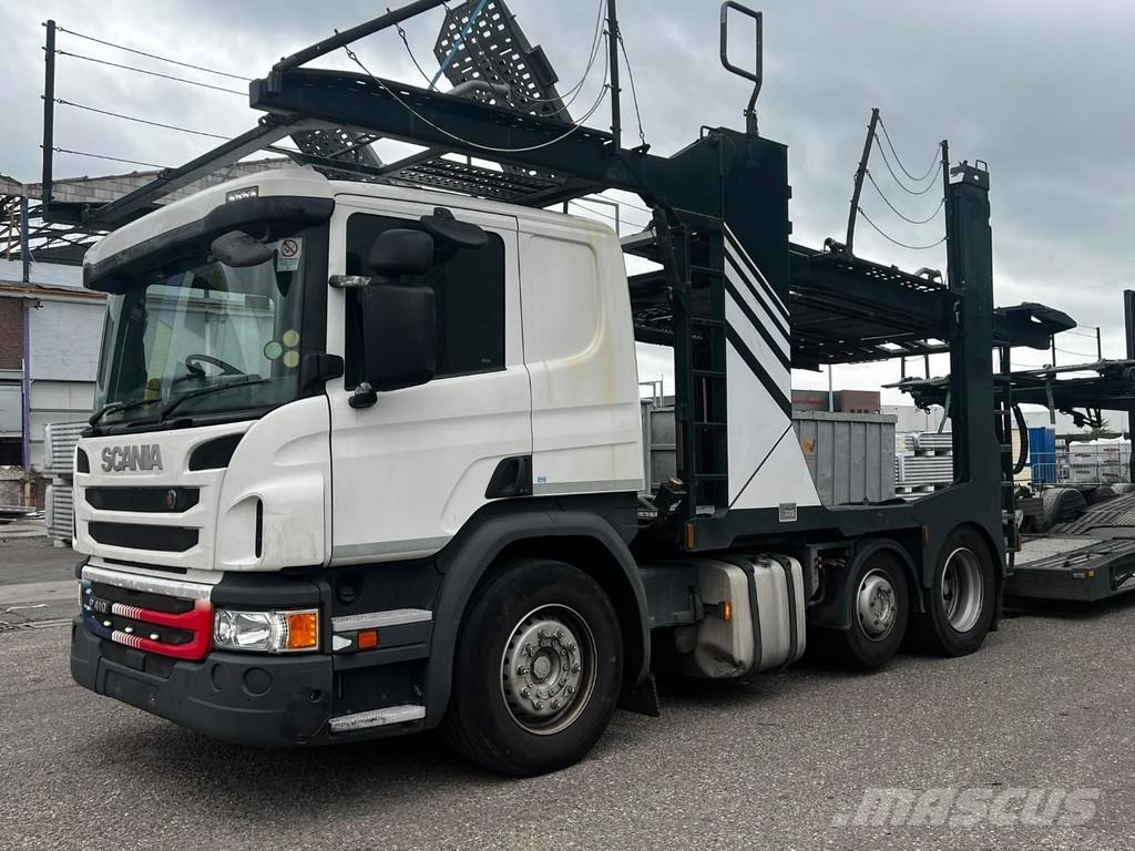 Scania P410 6X2 EURO 6 + HUNWICK 3 AXLE HANGER Evakuatori