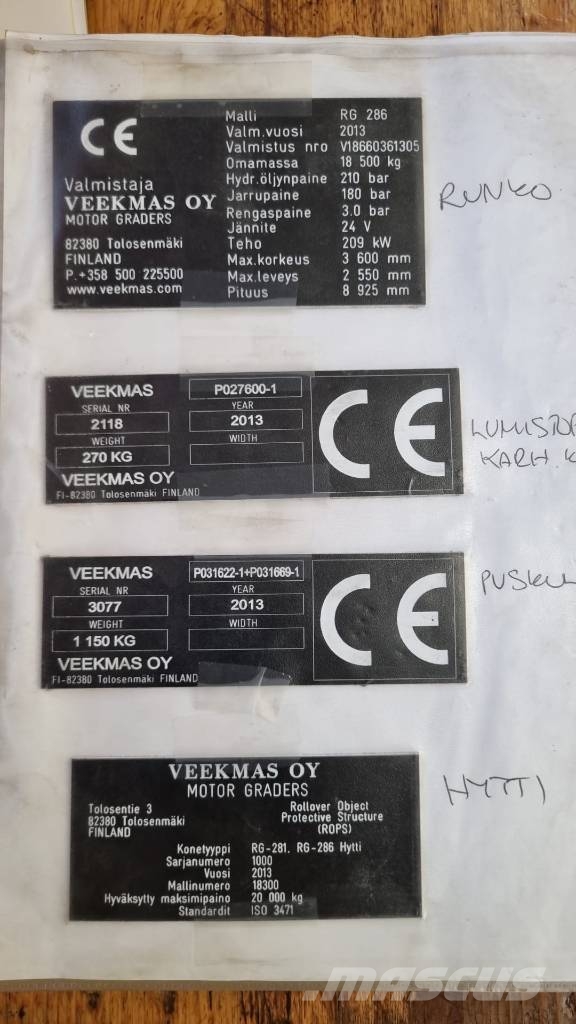 Veekmas RG286 Grader