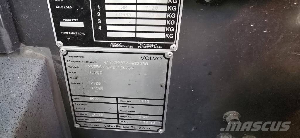 Volvo B7RLE 8900 Pilsētas autobusi